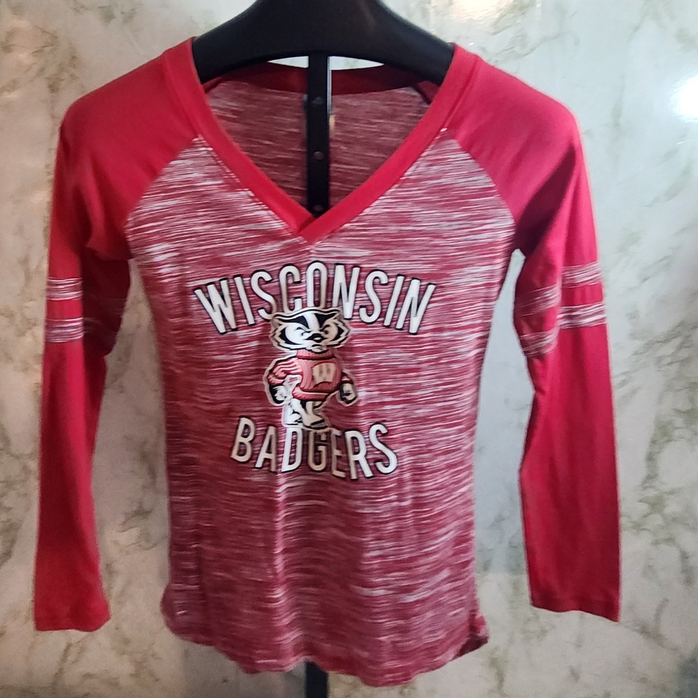 Wisconsin Badgers Long Sleeve Jersey Top